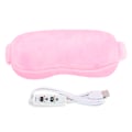 Miniatyrbilde 1 av 8: USB Hot Cold Compress Steam Eye Mask Avtakbar Justerbar Elektrisk Varme Øyelapp Rosa