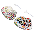 Pikkukuva 6 / 8: 12kpl Day of the Dead -naamio kuminauhalla Houkutteleva Halloween-naamio Halloween-juhliin