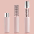 Miniatyrbillede 6 af 8: Hårkam Multi Purpose Styling Hårbørste Udtrækkelig bærbar curlingrullekam til rejse Pink