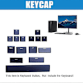 Miniatyrbillede 2 af 5: Udskiftnings-taster til Logitech G815 G915 RGB Mekanisk Gaming Tastatur Zekai Venstre Shift