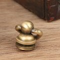 Miniatyrbillede 6 af 8: 4 STK Metal Ring Skrue Rundt Hoved Studs Nitte Nail Rotate Spikes DIY Læder Craft Hardware tilbehør Bronze