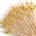 Miniatyrbillede 1 af 5: Træ Cocktail Sticks - 100 stk., Perfekt til Aperitiffer, Fingermad, Snacks og Cocktail Dekorationer
