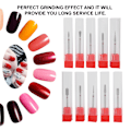 Miniatyrbild 8 av 8: 10 st Nagelborr Nagelpolering Burr Manikyr Pedikyr Tillbehörsverktyg Set Typ B