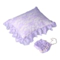 Pikkukuva 3 / 8: Vastasyntyneen valokuvaushattu ja tyyny, pehmeä, ihoystävällinen, söpö ja elegantti pitsihattu, valokuvausrekvisiitta (vaaleanpunainen hattu ja tyyny)