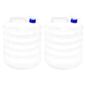 Miniatyrbild 1 av 8: 2PCS 15L Utomhus Bekväm PE Fällbar Vattenpåse Camping Jakt Bil Fällbar Hink