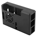 Miniatyrbillede 6 af 8: Skal Beskyttende Etui Frosted Etui Cover ABS til Raspberry Pi 3B 3B+ E Style med Skruer (Sort)