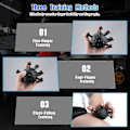 Miniatyrbild 3 av 4: Finger Hand Strengthener Grip, justerbart motstånd Handbollar Gripper Exerciser Strength Trainer,b