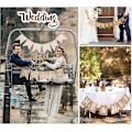 Miniatyrbilde 5 av 5: 30 stk Jutebanner Justerbare Flagg DIY Banner 5 x 7 tommer