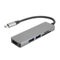 Miniatyrbillede 1 af 8: 5 i 1 Type-C til HD Multimedia Interface Adapter Bærbar 4K Skærm Multifunktionel HUB