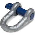 Miniatyrbillede 3 af 5: 4,75t højstyrke stål lige shackle med øjebolt [1 stk]