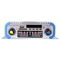 Miniatyrbillede 4 af 8: DC12V Hi-Fi lydforstærker U-Disk MP3-afspiller med fjernbetjeningBlå