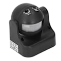 Miniatyrbillede 4 af 5: Bevægelsessensor Detektor Switch Vandtæt Intelligent Strålingsfri ABS Hus Infrarød PIR Bevægelsessensor AC110240V Sort