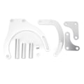 Miniatyrbilde 5 av 8: Robust og pålitelig servostyringspumpefestebrakettsett - erstatning for Chevy Big Block-motorer BBC Silver