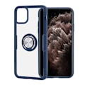 Miniatyrbild 2 av 8: Transparent stöttålig telefonfodral med magnetisk hållare ringfodral för IOS 11Pro MaxMörkblå för IOS 11Pro Max（6,5 tum）