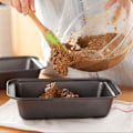 Miniatyrbillede 6 af 8: 3 STK Kage Brød Bageform Rektangulær Nonstick Bageform Kulstofstål Brødform Sort 15cm