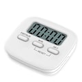 Miniatyrbild 4 av 5: Digital Kökstimer II - Stora Siffror, Hög Alarm, Magnetisk Bakstycke, Stativ - Vit