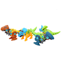 Miniatyrbild 4 av 8: DIY-montering dinosaurie leksak set skruv mutter kombination montering dinosaurie modell leksak 4 stilar