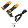 Miniatyrbilde 8 av 8: 1 par 12V-99V gasshåndtak Universal vri gasshåndtak gasshåndtak med nøkler for elektrisk sykkel scootergull