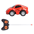 Pikkukuva 1 / 8: 1/43 mittakaavan kauko-ohjattava auto, suuri nopeus, 4 kanavaa, simuloitu RC-autolelu sisä- ja ulkokäyttöön 6148T punainen