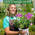 Miniatyrbillede 3 af 5: 10 gallon kartoffelplantningspose, plantepose til blomsterpotter med robuste håndtag og visualiseret klap, tykke non-woven potter