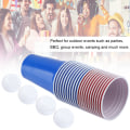 Miniatyrbild 7 av 8: Beer Pong Set Beer Pong Drickspel Set Beer Pong Cups22 koppar 4 pingisbollar Röd Blå