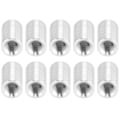 Miniatyrbilde 3 av 8: 10 stk runde avstandsstykker i aluminiumlegering med hunngevind, søyleforbindelsesavstandsstykke M4x0,7 mm, lengde 11 mm