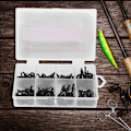 Miniatyrbilde 8 av 8: 80 stk rustfritt stål 8 størrelser fiskestang guider tips Øye ring sjø fiskestang line guide