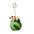 Miniatyrbild 1 av 8: Memo-hållare Fotoklämma Stativ Memo Display Klämma Harts Heminredning för Kontor Panda