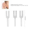 Miniatyrbillede 8 af 8: 3 stk C4096 / C4160 / C4225 Aluminiumslegering stemmegaffel lydhealing terapi værktøjssæt