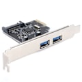 Pikkukuva 5 / 8: PCI-E-laajennuskortti USB3.0 5 Gbps:n huippunopeudella, kaksiporttinen pöytätietokoneen korttipaikka-adapteri