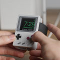 Miniatyrbillede 2 af 5: Ur Oplader Dock Silikone USB Retro Style Ur Opladnings Holder Station til iWatch 3/4/5/6 Hvid