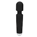 Miniatyrbillede 4 af 8: Håndholdt mini vibrerende stav USB-opladning 20 tilstande 8 hastigheder Reducer ømhed Mini Kraftig håndholdt massager Sort