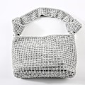Miniatyrbilde 4 av 5: Håndtak med Strass Kvelds Clutch Veske Skinnende Krystall Middagsfest Bryllup Penger og Håndveske Skulderveske, REGNBUEFARGE