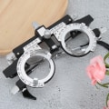 Miniatyrbilde 3 av 8: Profesjonell justerbar optisk prøvelinseinnfatning Briller Optometrisk innfatning PD 48-80 mm