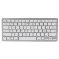Miniatyrbillede 1 af 8: Trådløst tastatur Mini 78 taster Ultratynde bærbare hvide computertastaturer til Android til OS X til IOS til WindowsItalian