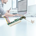 Pikkukuva 4 / 8: ST43 PEX 8112 2.5 Gbps PCI Express - PCI Rev 3.0 32-bittinen 66 MHz PCI-väyläsilta nousukortti