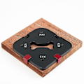 Miniatyrbillede 2 af 5: Lomme Radius Jig Router Skæring Fillet Skabelon 4 i 1 R-Vinkel Bue