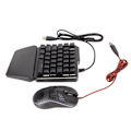 Miniatyrbillede 4 af 8: Sæt med tastatur- og musekonverter, kablet RGB mekanisk tastatur og musadapterkombination til PS5, PS3, PS4 og Switch