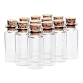 Miniatyrbillede 1 af 5: Mini Glasflasker med Korkpropper - 20 Stk til Bryllupper og Kreationer