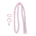Miniatyrbillede 3 af 8: Pink Heatless Curling Sæt Hårstang Højkomfort Stof Pandebånd Clips DIY Curls Roller til at sove