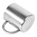 Miniatyrbillede 5 af 8: Bærbar rustfri stål dobbelt væg krus rejse camping kaffe te mælkekop holdbar