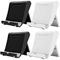 Miniatyrbilde 1 av 4: Sett med 4 fargejusterbare bordhyller i plast for 6-11 tommers nettbrett, kompatible med iPhone 14 Pro Max Samsung Galaxy Note air Mini Android Alle Smar