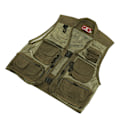Miniatyrbillede 4 af 8: Fiskevest MultiPocket MultiMesh Vest Åndbar Justerbar Fiske Redningsvest(L )