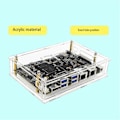 Miniatyrbild 5 av 5: För Banana Pi F3 -F3 Akrylskal Transparent Skyddande