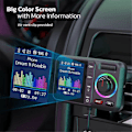 Miniatyrbillede 3 af 5: BT98L LED Display Bluetooth 5.0 Transmitter 3.5MM AUX MP3-afspiller