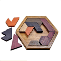 Miniatyrbillede 4 af 5: Uddannelsesmæssigt Træ Tangram Puslespil Legetøj til Børn - Magideal