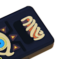Miniatyrbild 8 av 8: Case 24 platser 3D-prägling Magnetisk Bärbar Extra stor Case Hållare Organizer för Switch The Eye of Zelda