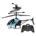 Miniatyrbilde 5 av 8: Fjernkontroll Antifall utendørs flygende flylader Fjernkontroll Helikopterlekemodell (blå)