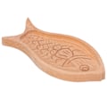 Miniatyrbillede 4 af 8: Fiskformet træplade, multikorn, kreativ frugt- og dessertbakke, bordæske, slikfad
