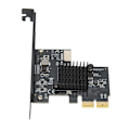 Pikkukuva 2 / 8: USB3.2 Type E Etupaneelin sisäinen laajennuskortti 20PIN 10Gbps USB3.2 Type E sovitinkortti pöytätietokoneen liitännälle oikeaan PCI E 2X